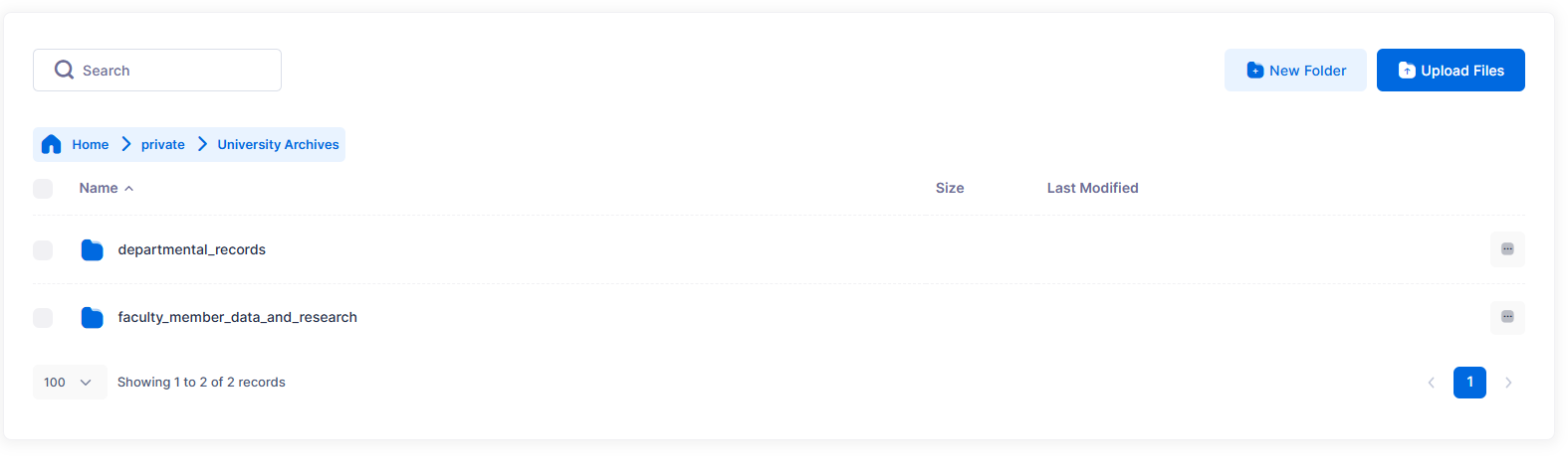 Changing displayed results